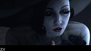 lady dimitrescu gives a blowjob