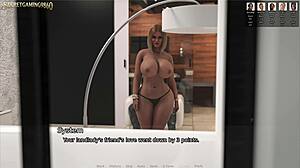 He Jerks Off Watching Busty Stepmom Seduce Another Guy