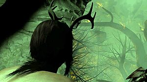 Curvy witch hunts a man for wild anal and blowjob fun
