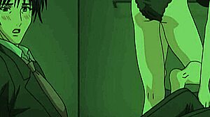 testing the tight pussy of the new intern coworker in hentai