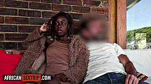 my married ebony milf neighbor said she was just borrowing sugar ended up gripping my cock