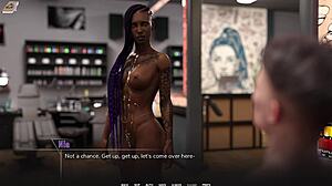 black college girl feels taboo pleasure at parlor