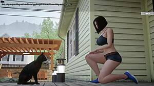 Kira gets ass and mouth fucked