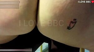 real cuckold takes wife to ride big thick 24cm bbc cock complete