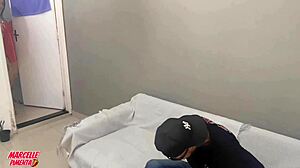 Latina spends time with young guy and her curves