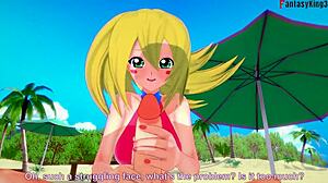 dark magician girl rides cock in bikini fantasy
