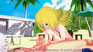 dark magician girl rides cock in bikini fantasy