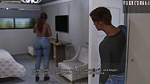 stepson caught stepmom with massive dildo in blacked house
