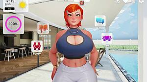 Mansion days taboo hentai game shows bikini gym workout turn into sex