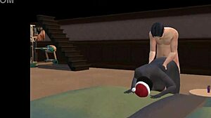xms christmas zombie girl sex with