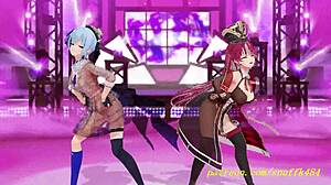 Novr mmd suimari dance shows 3d hololive hentai scene