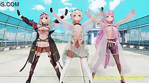 novr mmd irohakoyorichloe dance hololive