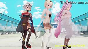 novr mmd irohakoyorichloe dance hololive