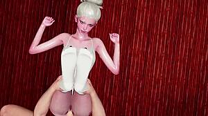 Sexy Blonde Legs Up Tight Pussy Missionary Anal Creampie. Wild Cowgirl Ride.