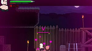 vampire girl seduces and fucks enemies in hentai game