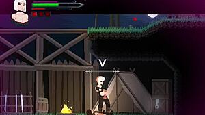 vampire girl seduces and fucks enemies in hentai game