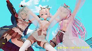 novr mmd irohakoyorichloe dance hololive