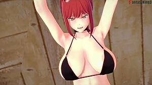 makima bikini blowjob chainsaw man full fantasyking three
