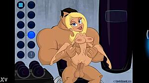 cartoon fuck stepsister in intimate hardcore session with big tits