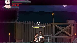 vampire girl seduces and fucks enemies in hentai game