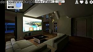Mansion days taboo hentai game ep 10 leggings thighjob before the step sisters notice us having sex