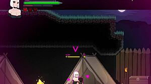 vampire girl seduces and fucks enemies in hentai game