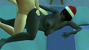 xms christmas zombie girl sex with