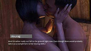 Busty milf stepmom shares bed on vacation