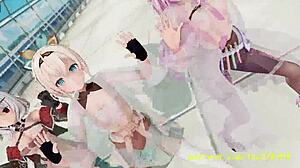novr mmd irohakoyorichloe dance hololive