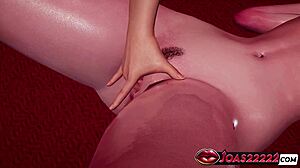 big tits japanese blonde in piledriver for squirt