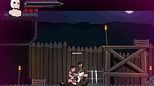 vampire girl seduces and fucks enemies in hentai game