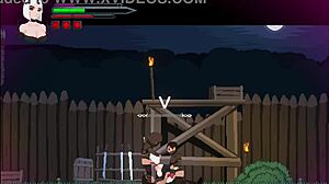 vampire girl seduces and fucks enemies in hentai game