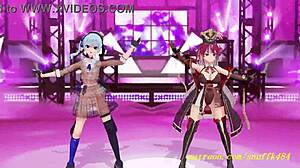Novr mmd suimari dance shows 3d hololive hentai scene