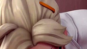 mercy gives a blowjob loop rewinds