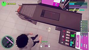 Virtual sexshop adventure with curvy anime girls and huge cocks