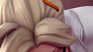 mercy gives a blowjob loop rewinds