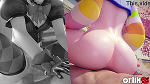 d va enjoys exciting beach adventures in popular 3d overwatch animation series