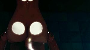 Sexy anime girl kurumi in pool 3d animation rule34