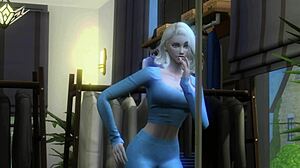 busty blonde bombshell in the stepmom part 2