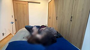 this japanese bride gives a cheating blowjob in the car