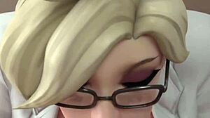 mercy gives a blowjob loop rewinds