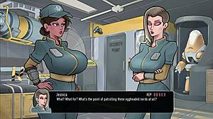 Curvy stepmom takes control with big tits in femdom game