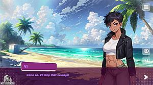 Inside game anime girl adventure begins