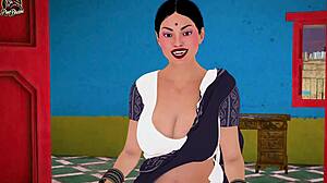 Desi indian bhabhi seduced young tenant for hard fuck