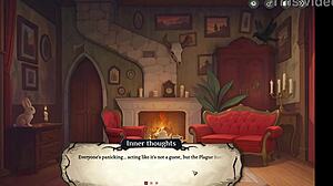 Hotel tales spooky hentai game ep 5 ghost bartender teases cowgirl