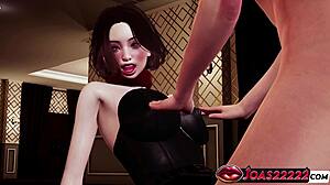 Madeleine enjoys sensual body play