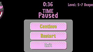 Playing deeply dark levels as marble maid