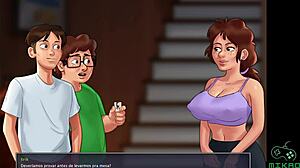 Summertime saga episode 114 neighbor bets all and strips in poker