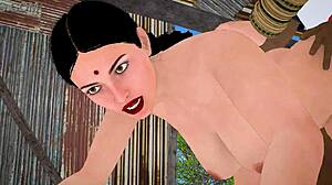 Indian desi saali first threesome with jiju big cock