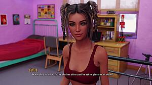 Blonde nineteen year old stripper meets an old friend in being a dik